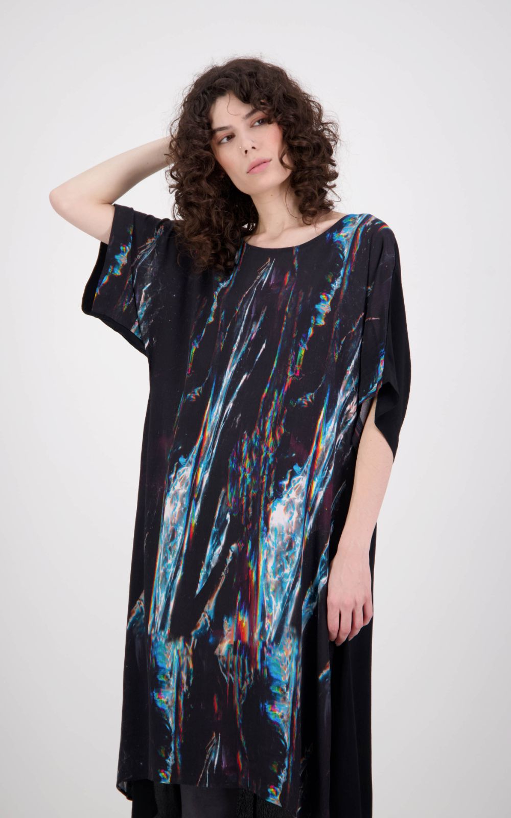 Exim Inflex Print Dress product photo.