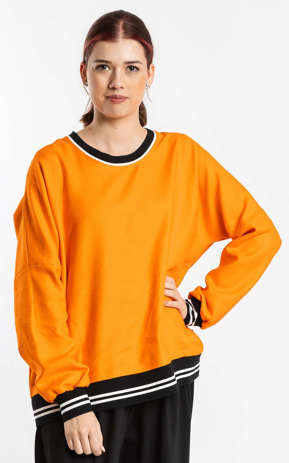 Sweatshirt Tangerine product photo.