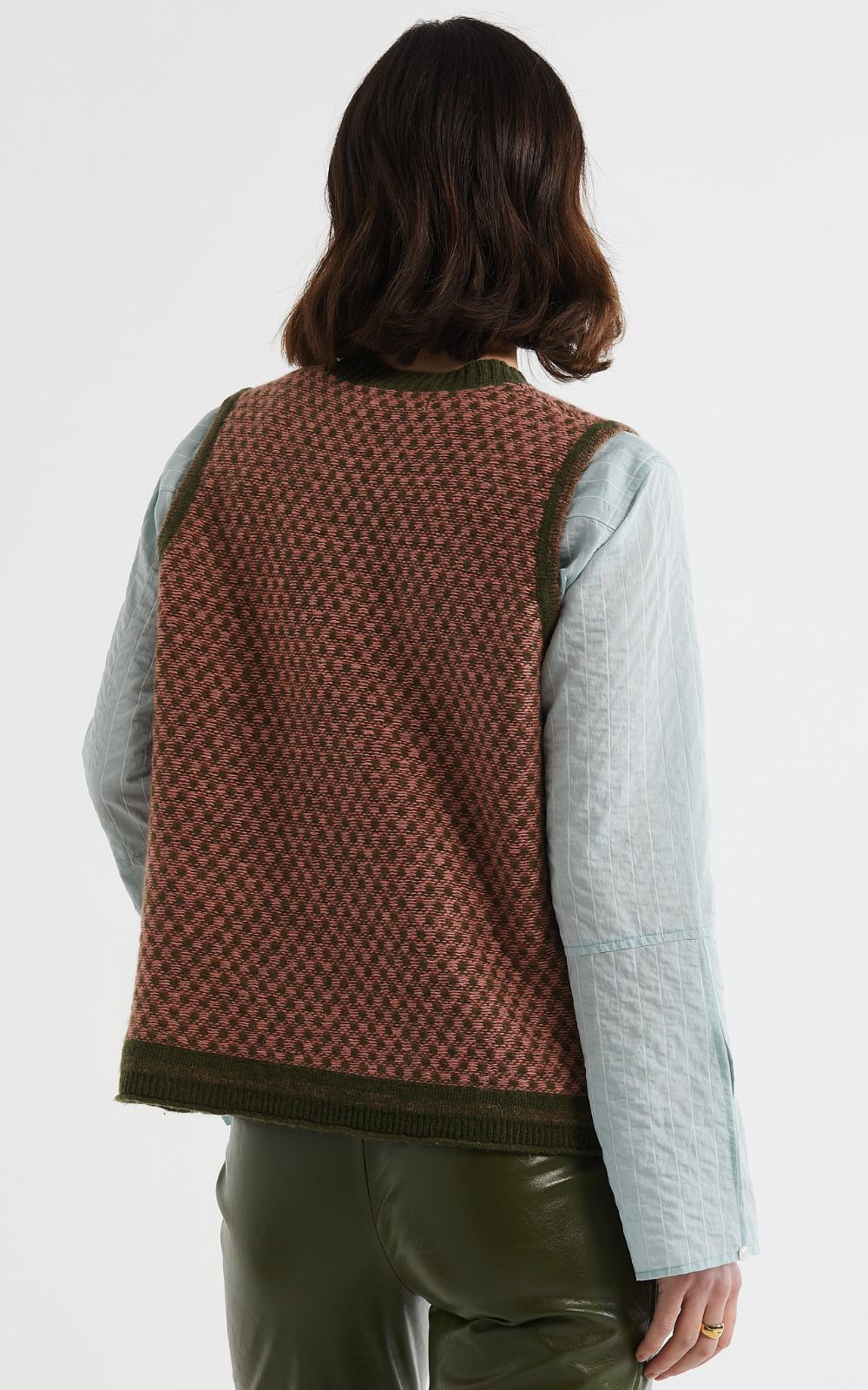 Lambswool Vest  product photo.