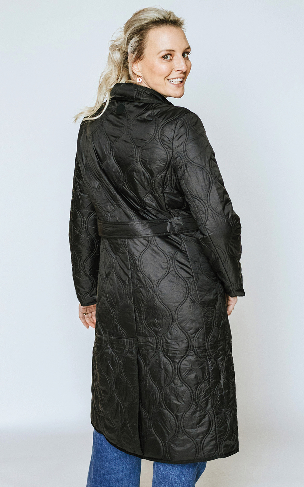 Lissy Quilt Coat product photo.