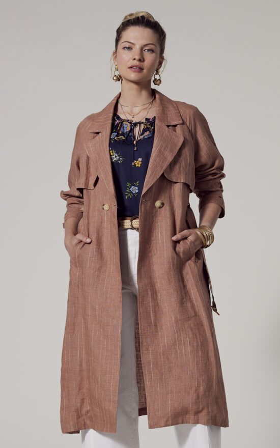 Chianti Trench Coat product photo.