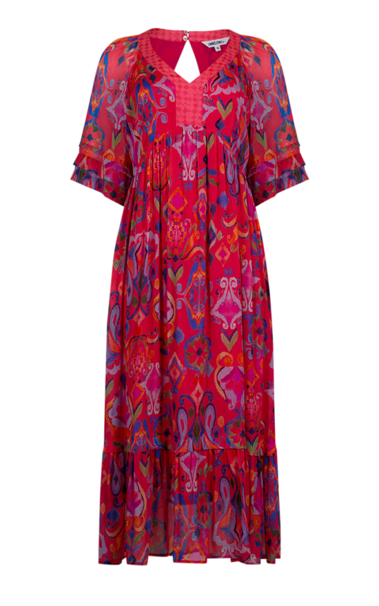 Festive Midi Dress product photo.