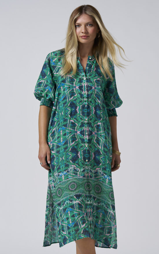 Gia Shirt Dress product photo.