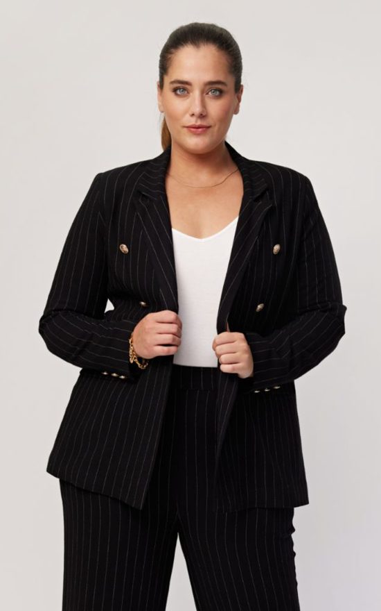 Jordon Stripe Blazer product photo.