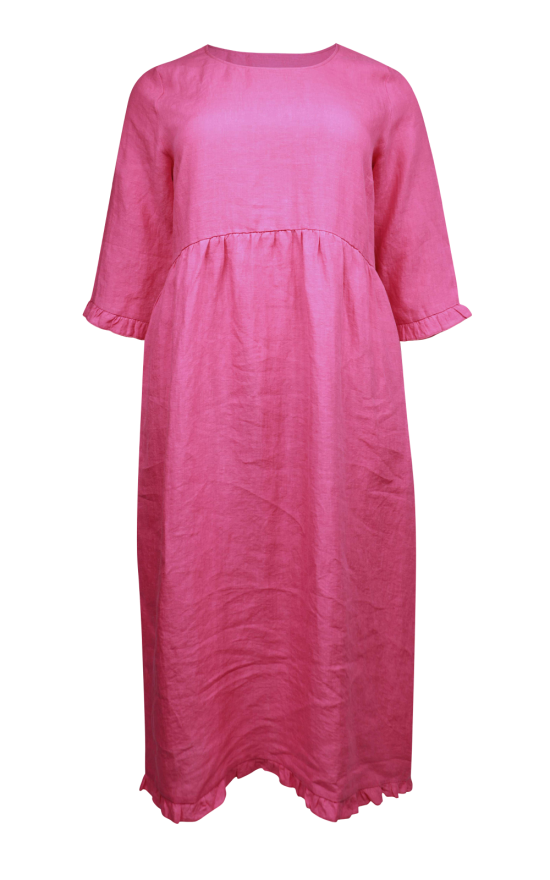 Josie Linen Dress product photo.