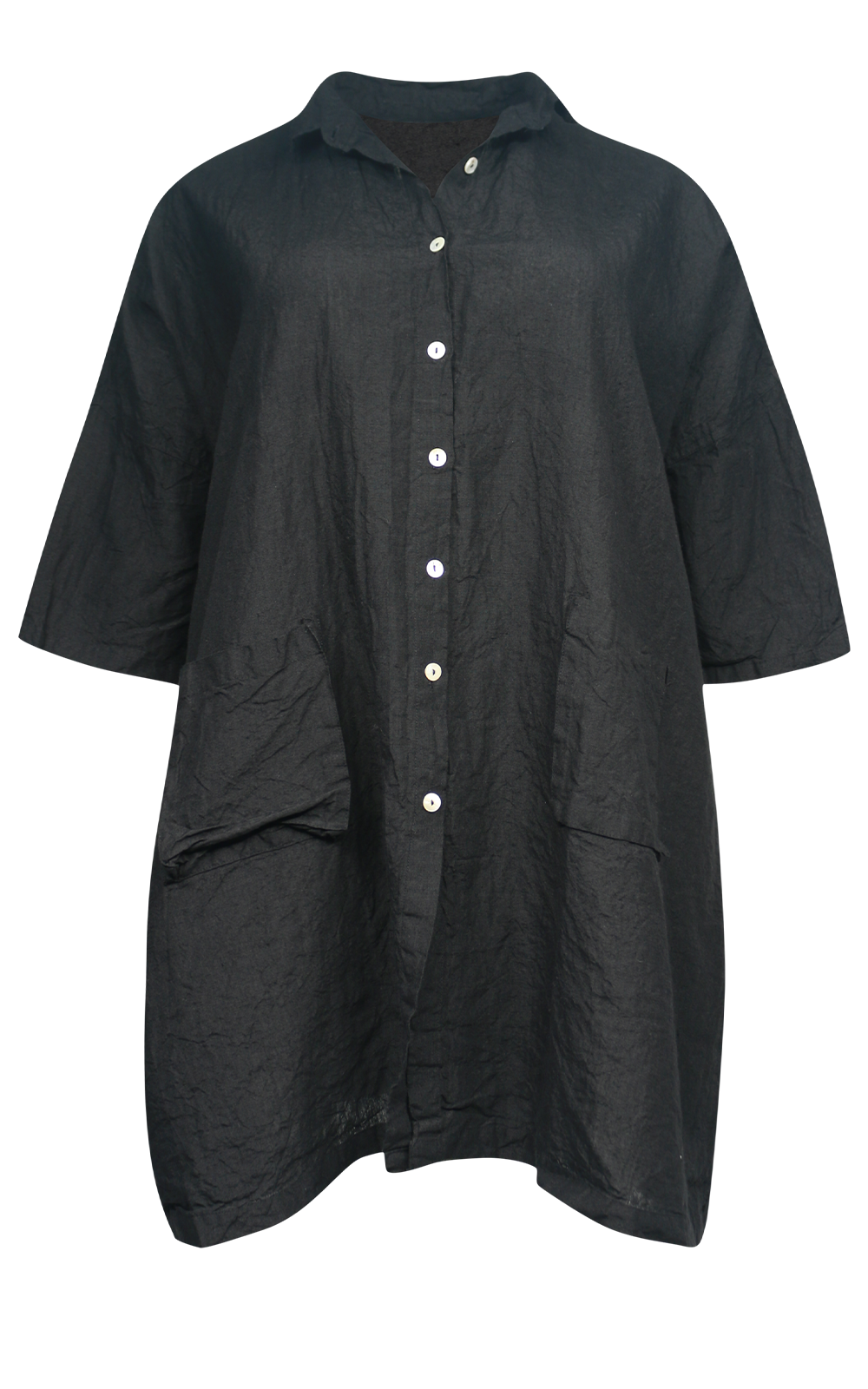 Lucia Shirt In Linen product photo.