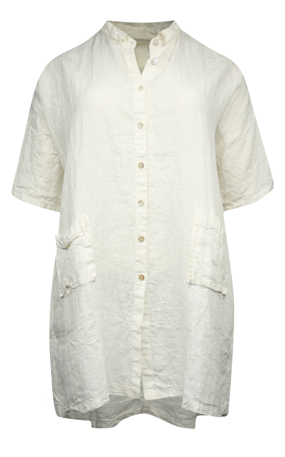 Lucia Shirt In Linen product photo.