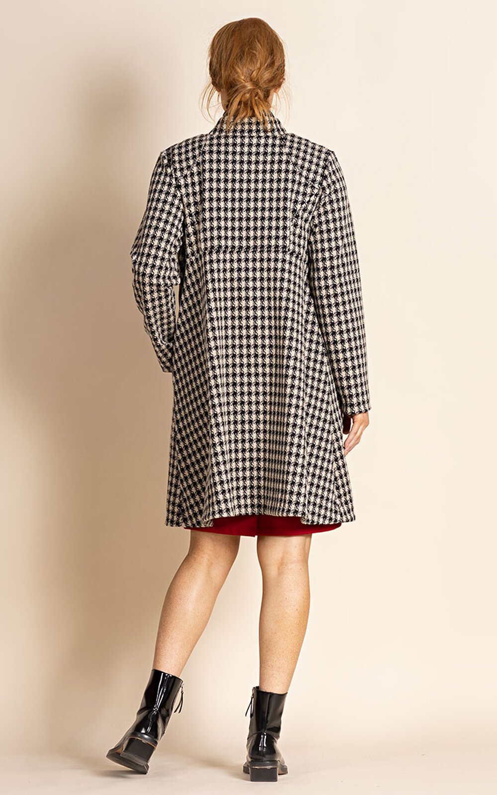 Houndstooth Merchant Coat product photo.