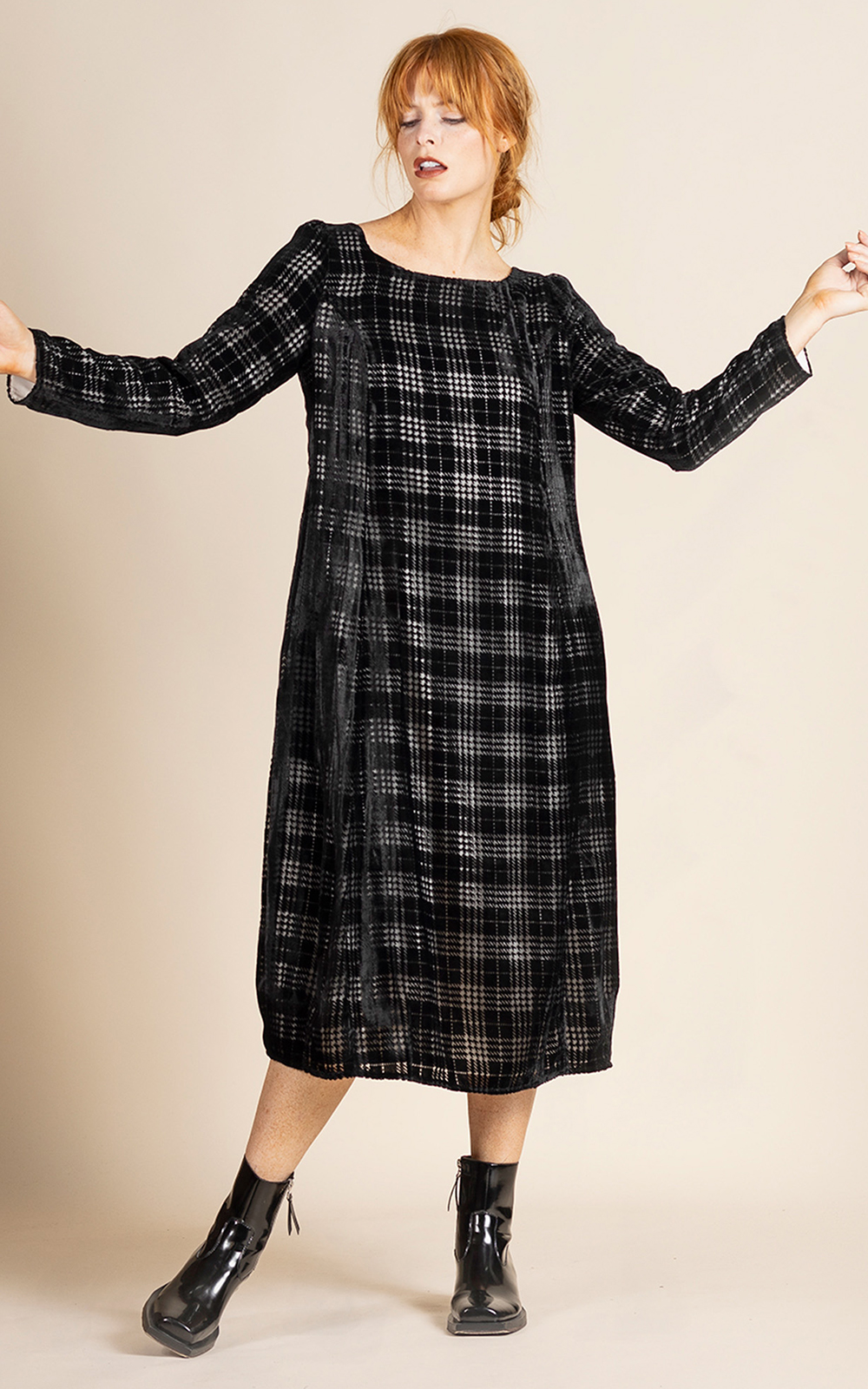 Tartan Giselle Dress product photo.