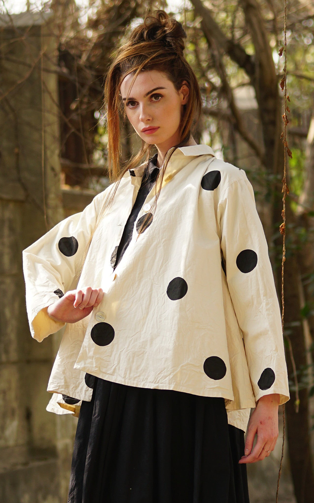 Matisse Jacket In Cotton  product photo.