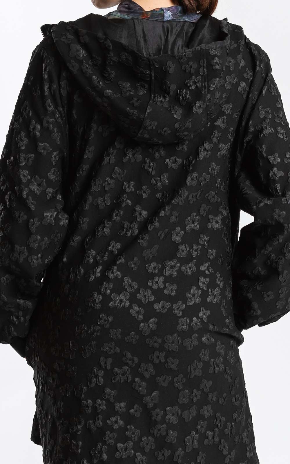 Zip Jacket Floral Bubble product photo.