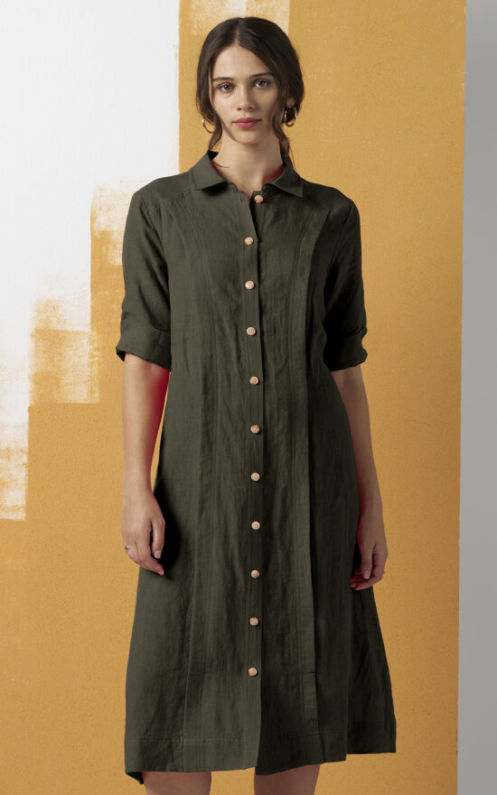 Echo Shirt Dress product photo.