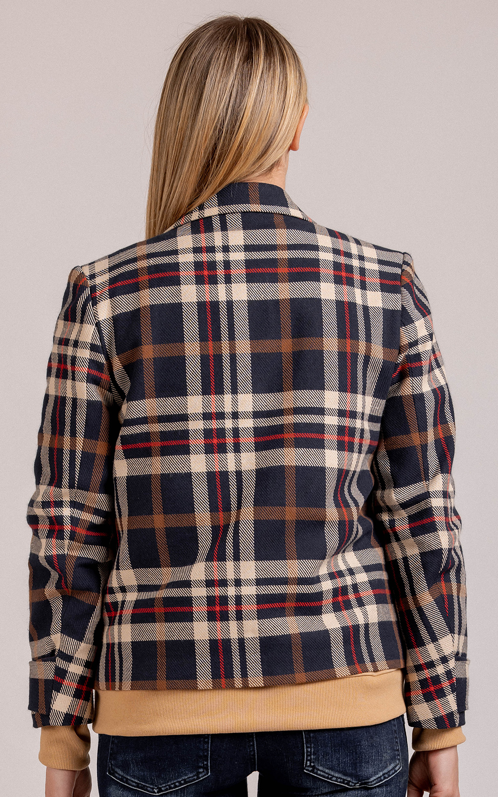 Mateo Jacket In Plaid product photo.