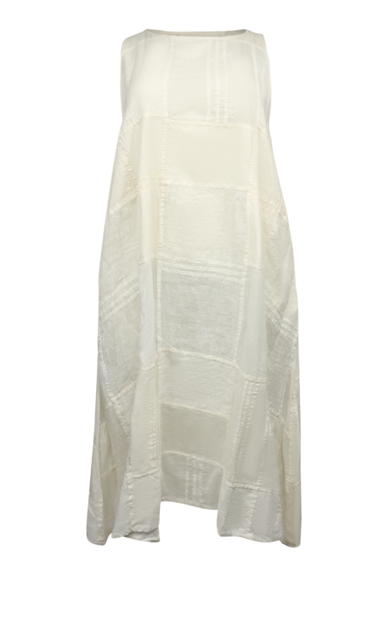 Muskan Dress In Cotton And Linen product photo.