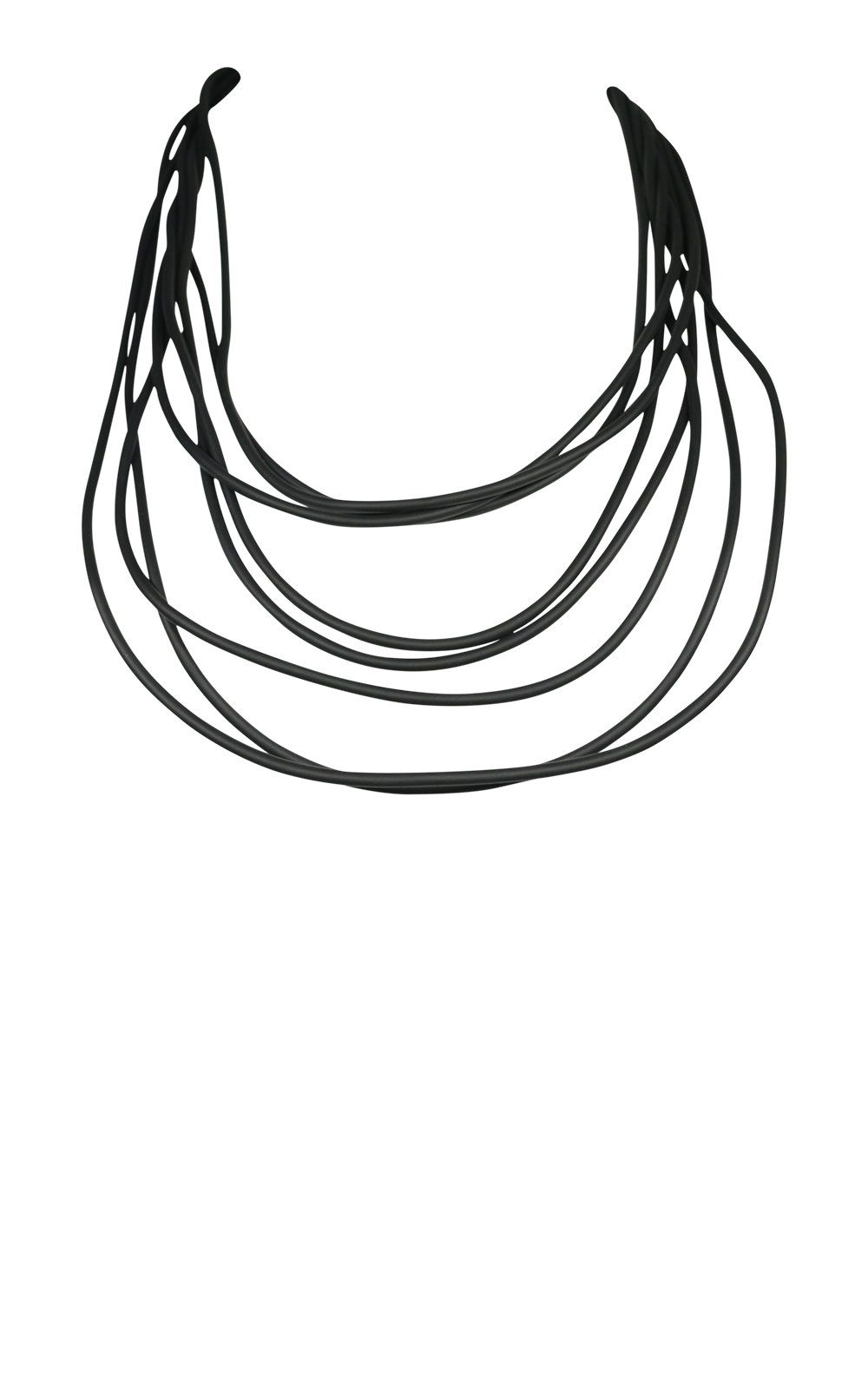 Neo Layer Coloured Necklace product photo.