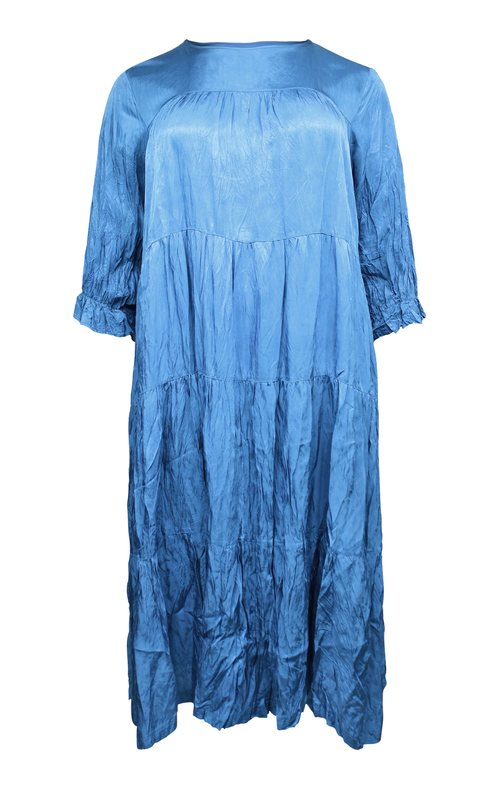 Cascade Dress Blue product photo.