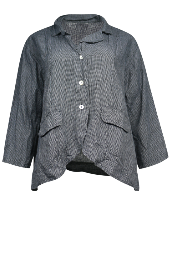 Oxford Jacket In Linen product photo.