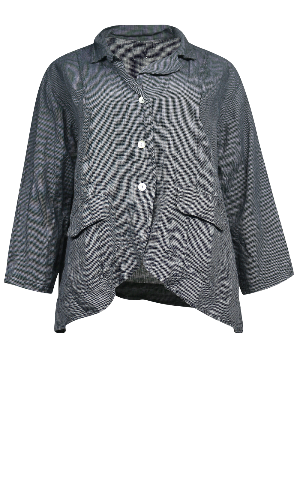 Oxford Jacket In Linen product photo.