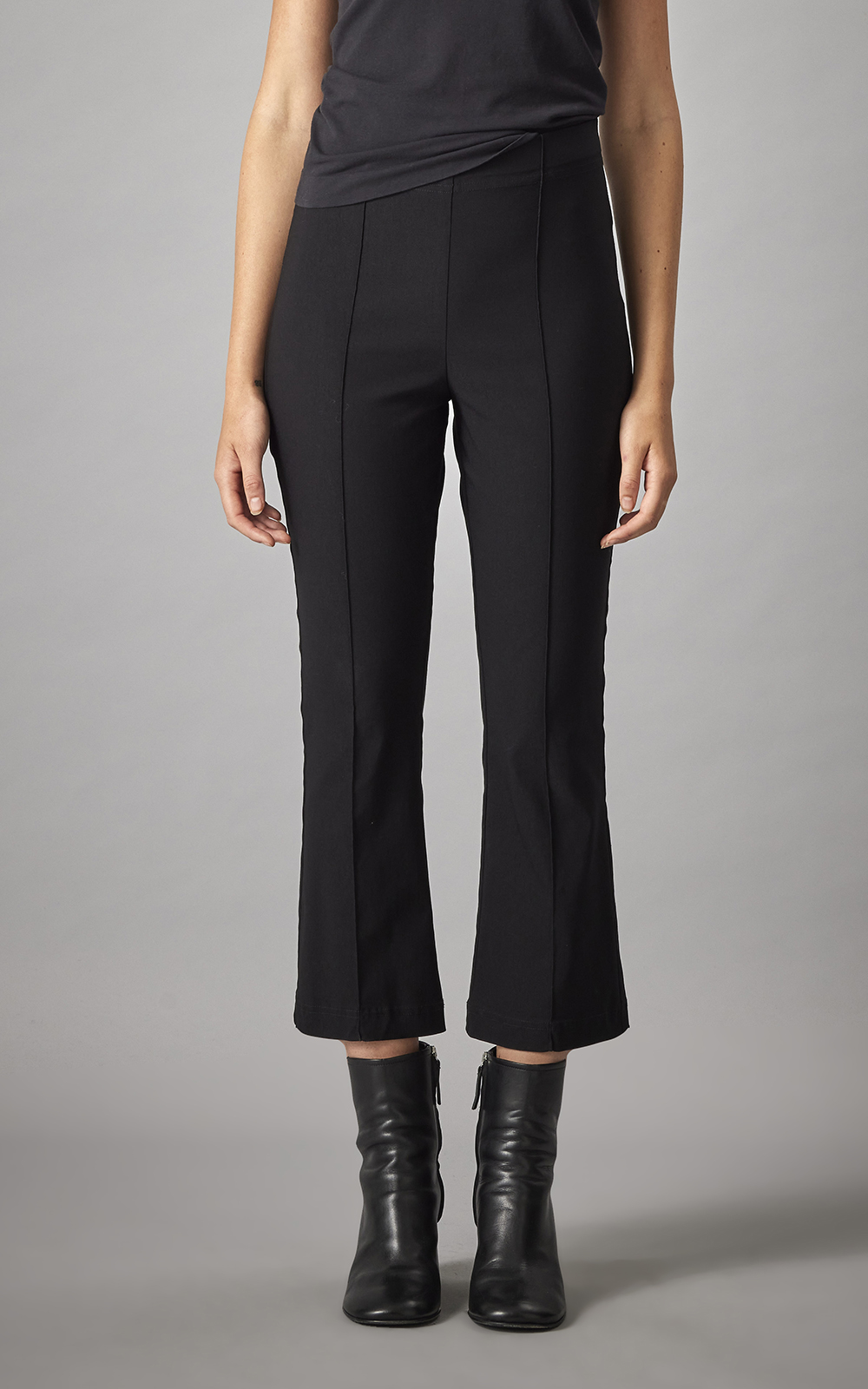 Pintuck 3/4 Flare Pant product photo.