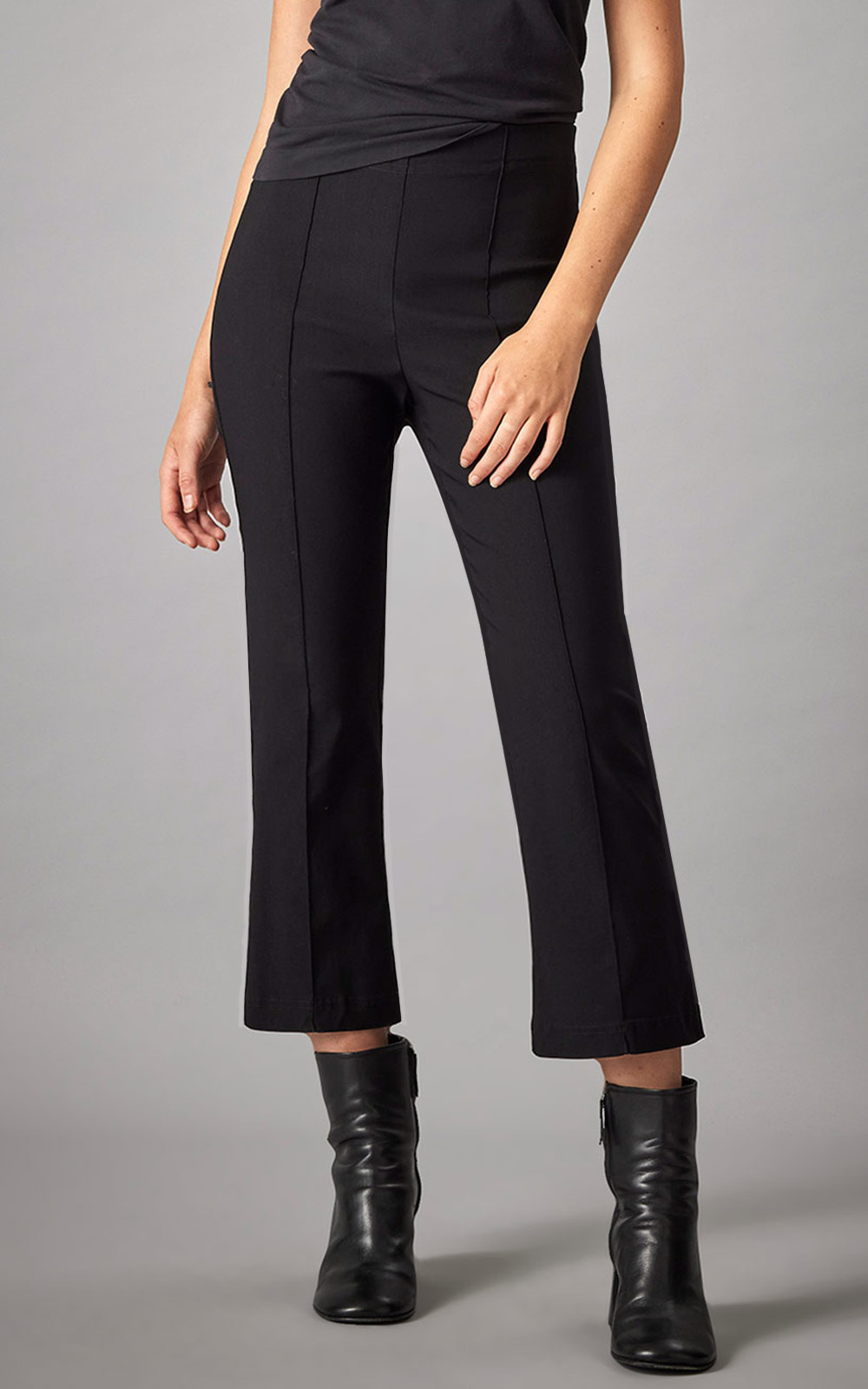 Pintuck 3/4 Flare Pant product photo.