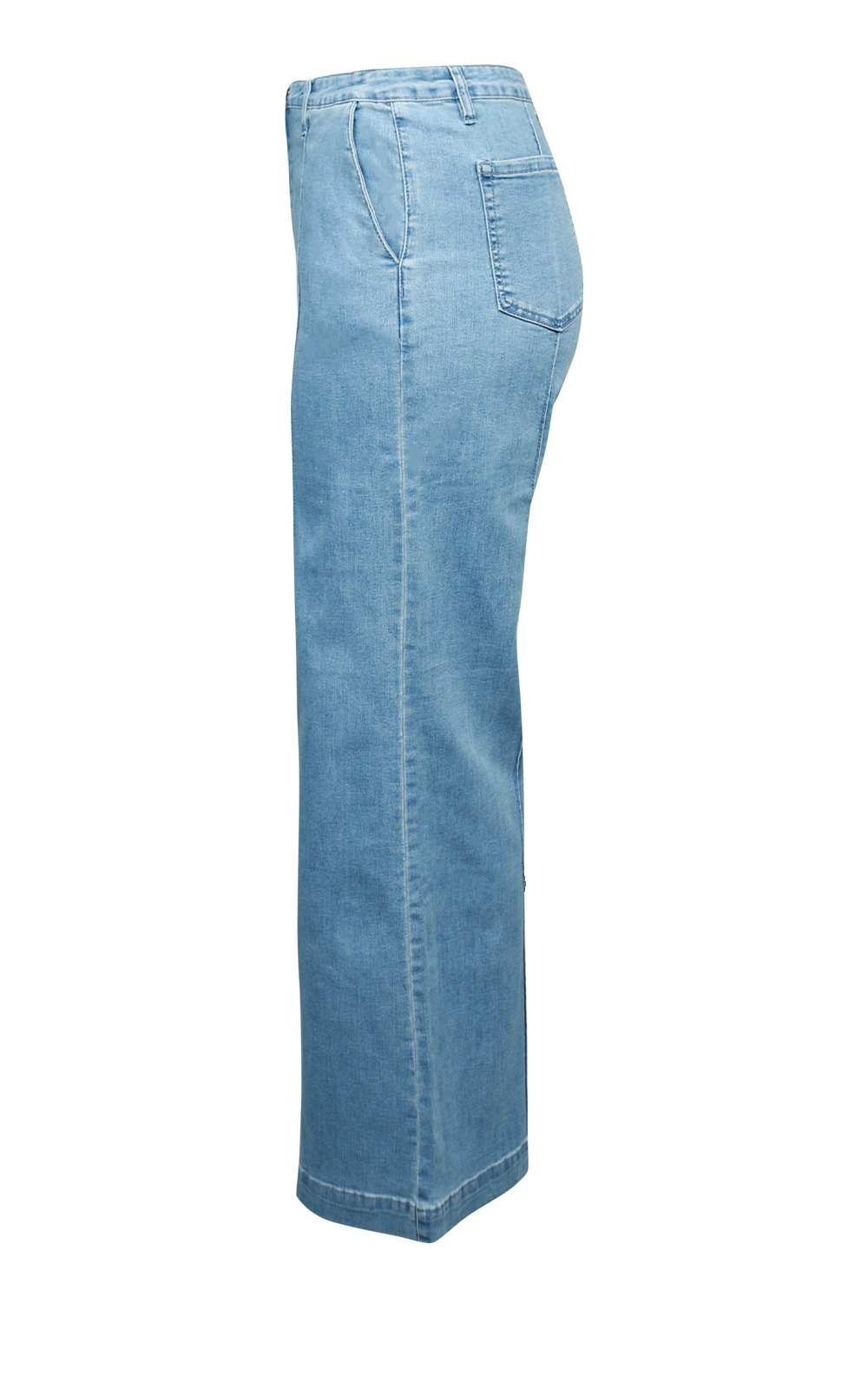 Wide Leg Jeans product photo.