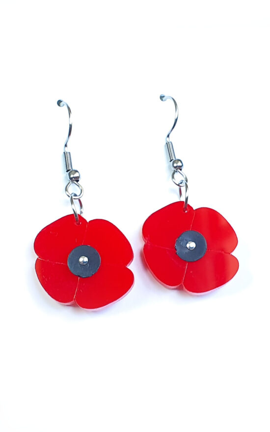 Poppy Earrings product photo.