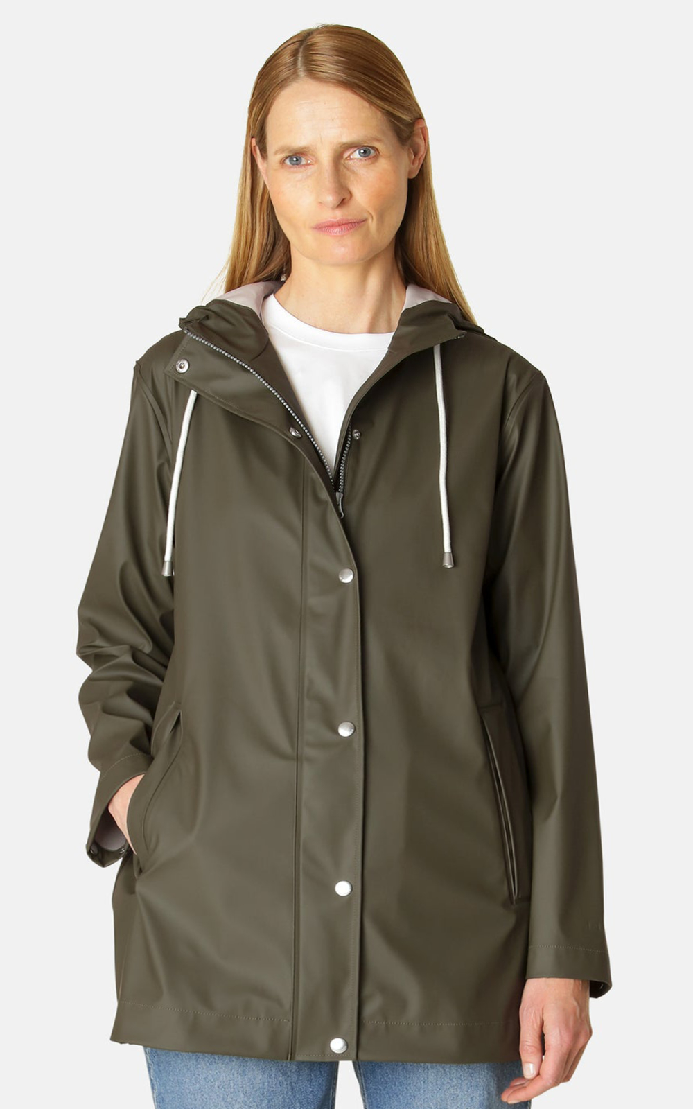 Lightweight Hooded Jacket product photo.