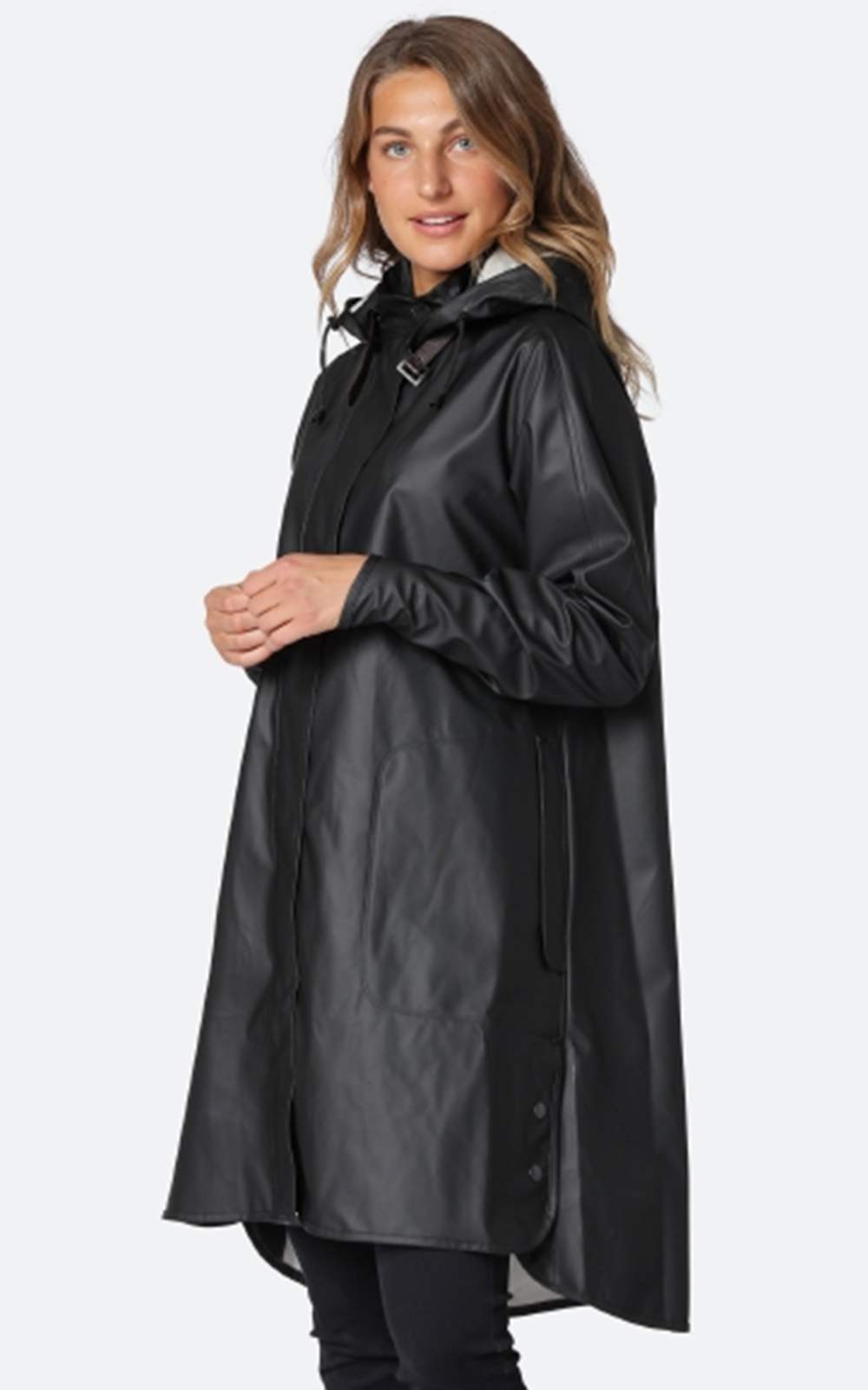 Detachable Hooded Coat product photo.