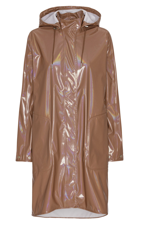 Gloss Detachable Hooded Coat product photo.