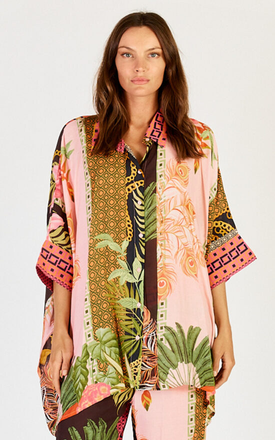 Ravello Kaftan Shirt product photo.