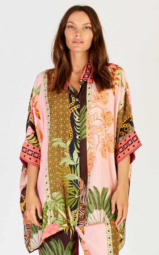 Ravello Kaftan Shirt product photo.