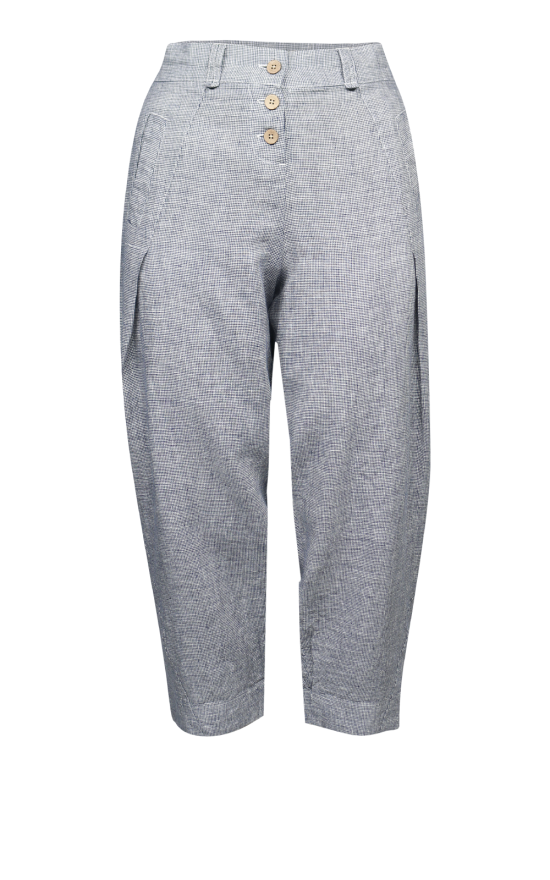 Maple Pants In Fine Check product photo.