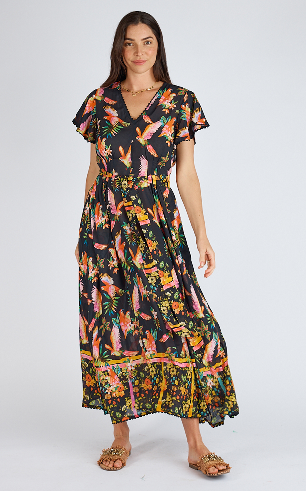 Rosella Maxi Dress product photo.