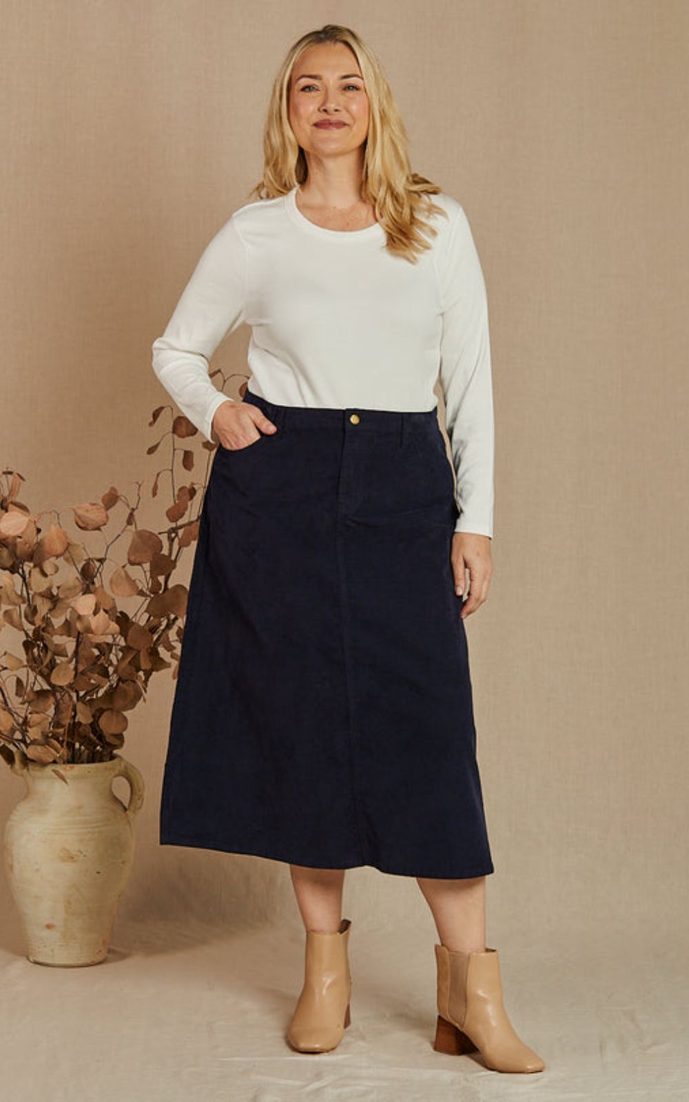 A-Line Skirt product photo.