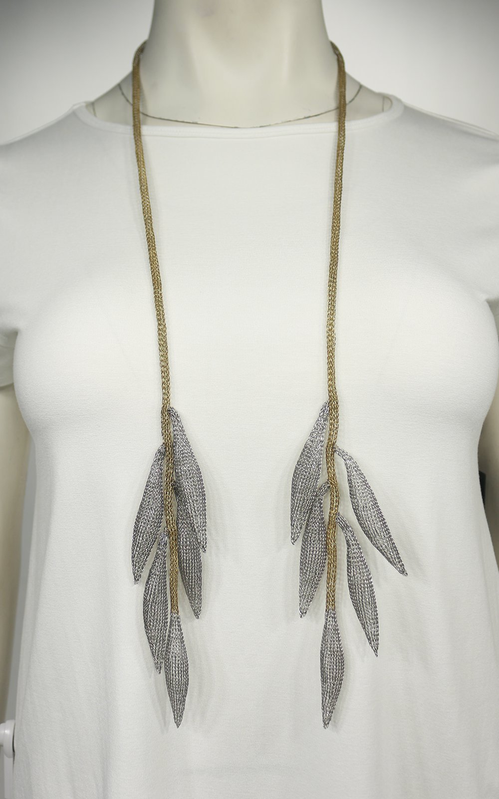 Lead Tip Lariat Necklace product photo.