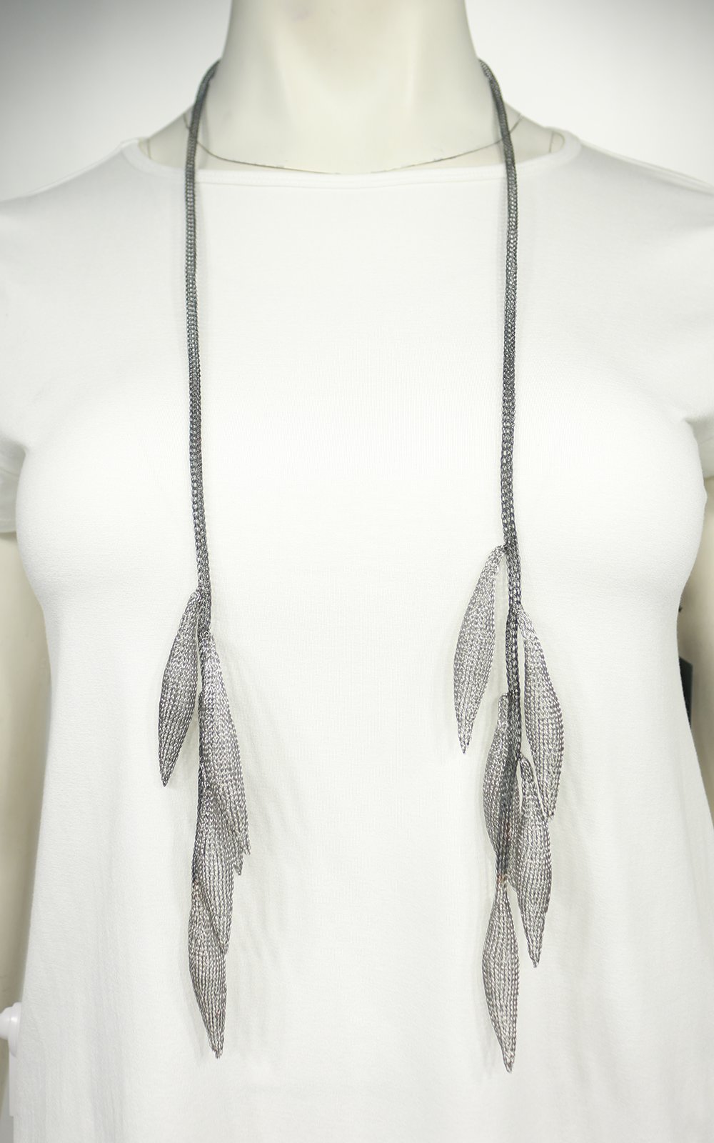 Lead Tip Lariat Necklace product photo.