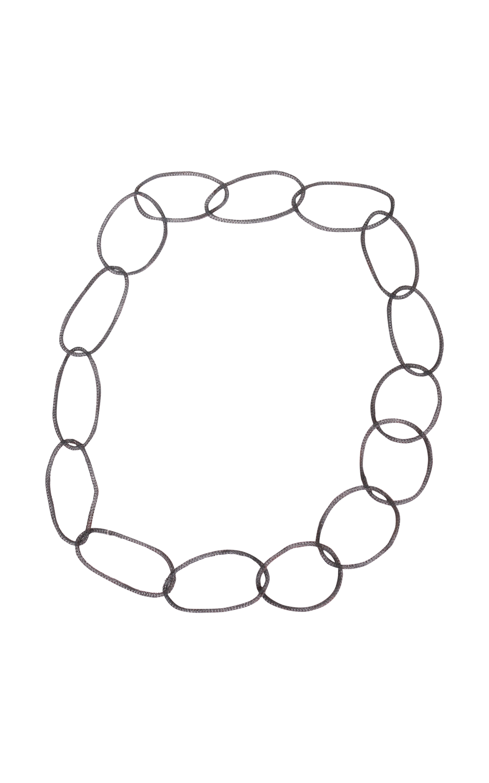 Multi Loop Mesh Necklace product photo.