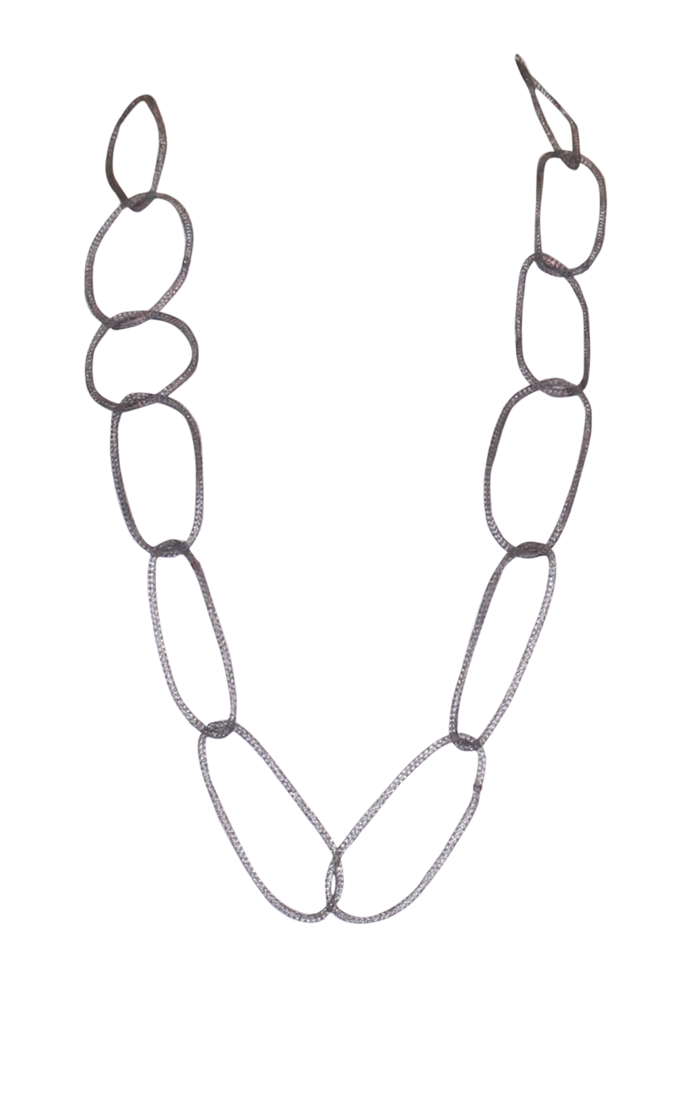 Multi Loop Mesh Necklace product photo.