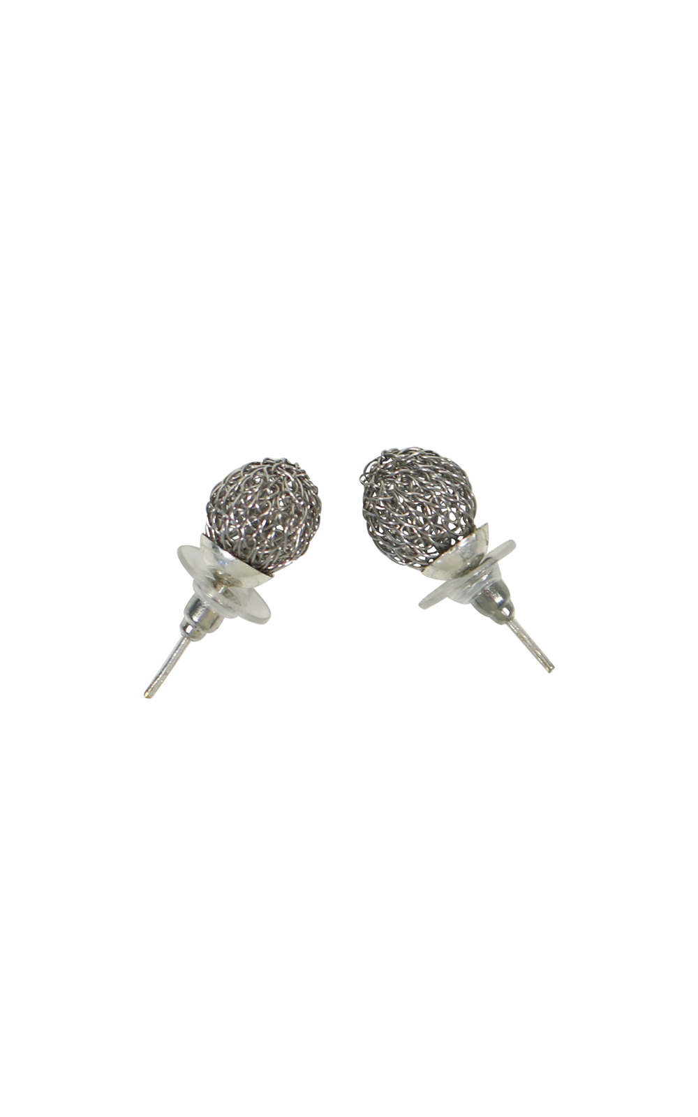 Woven Stud Earring  product photo.