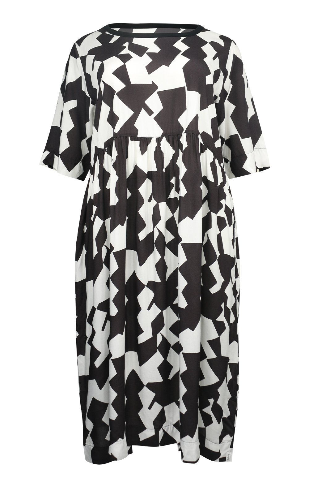 Lavish Dress Black & White product photo.