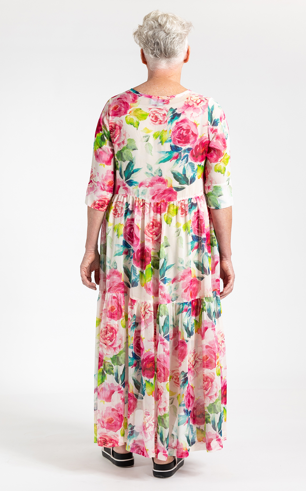 Peony Tiered Dress product photo.