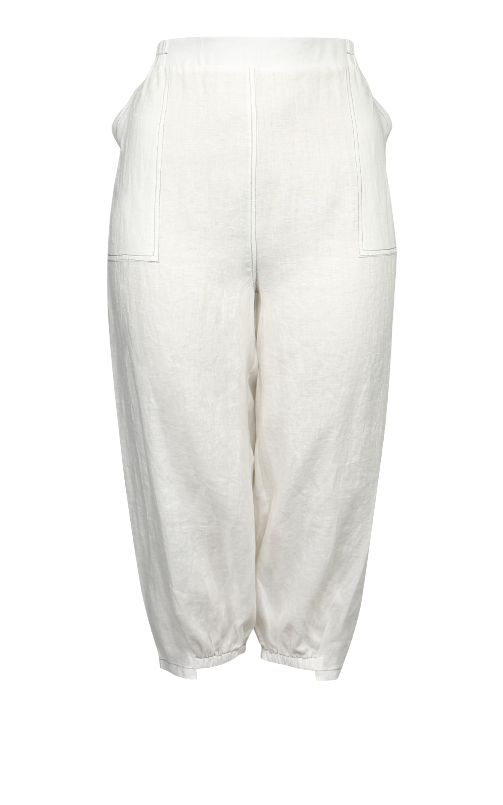 Stitched Pants White product photo.