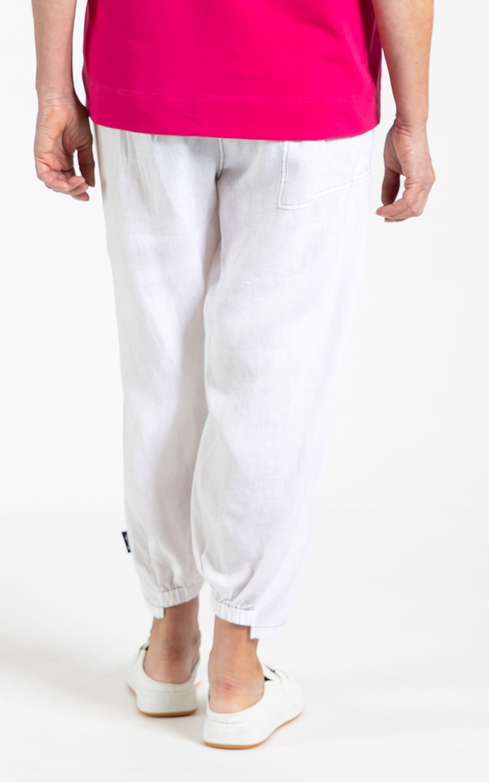 Stitched Pants White product photo.