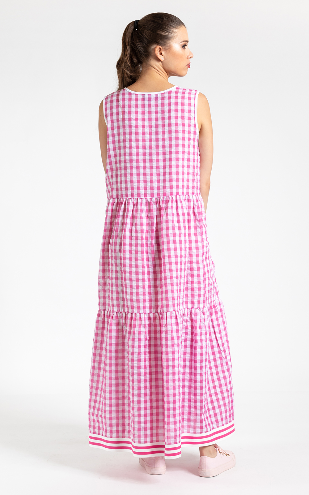 Gingham Dress product photo.