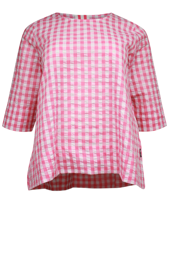 Gingham Top product photo.