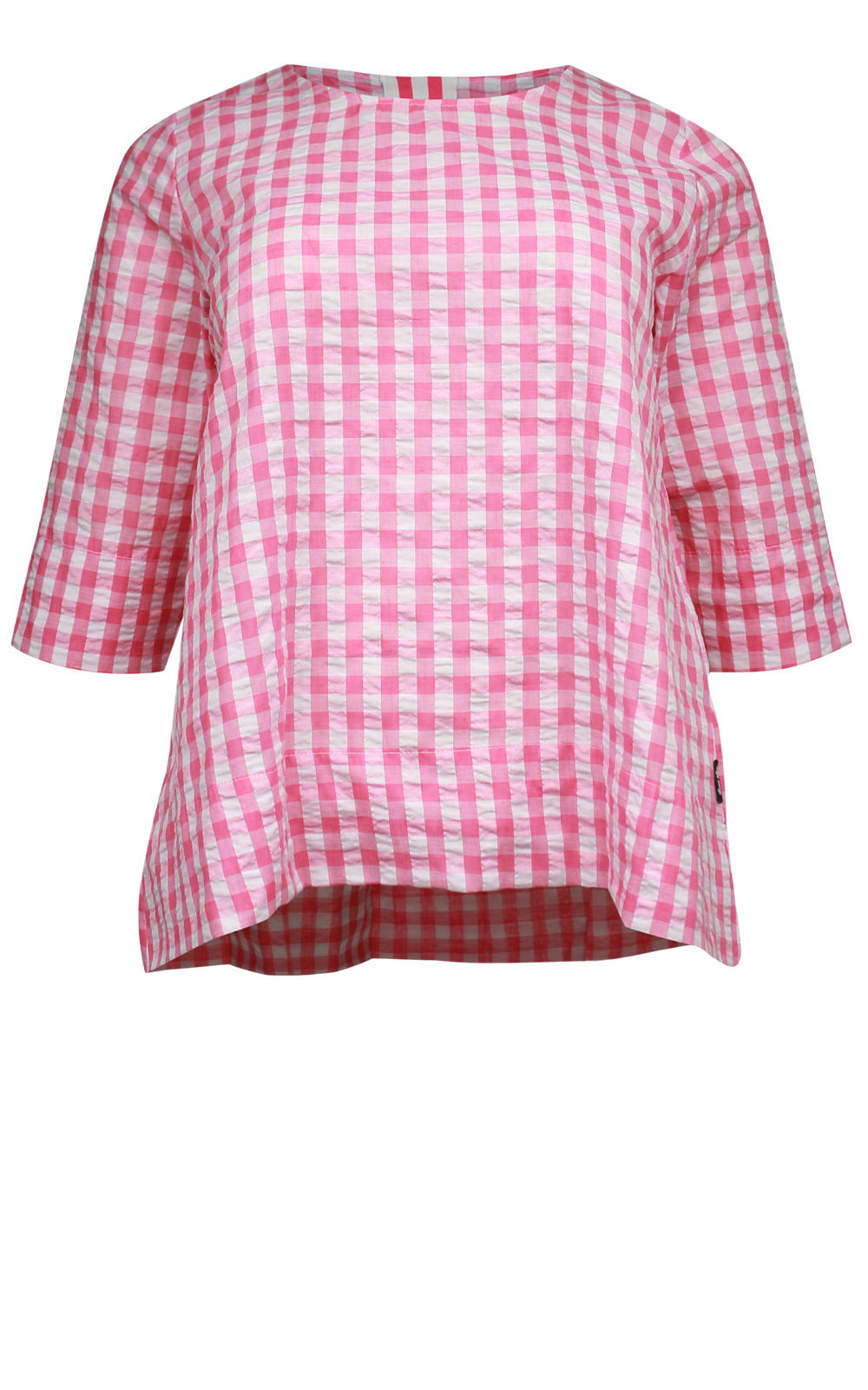 Gingham Top product photo.