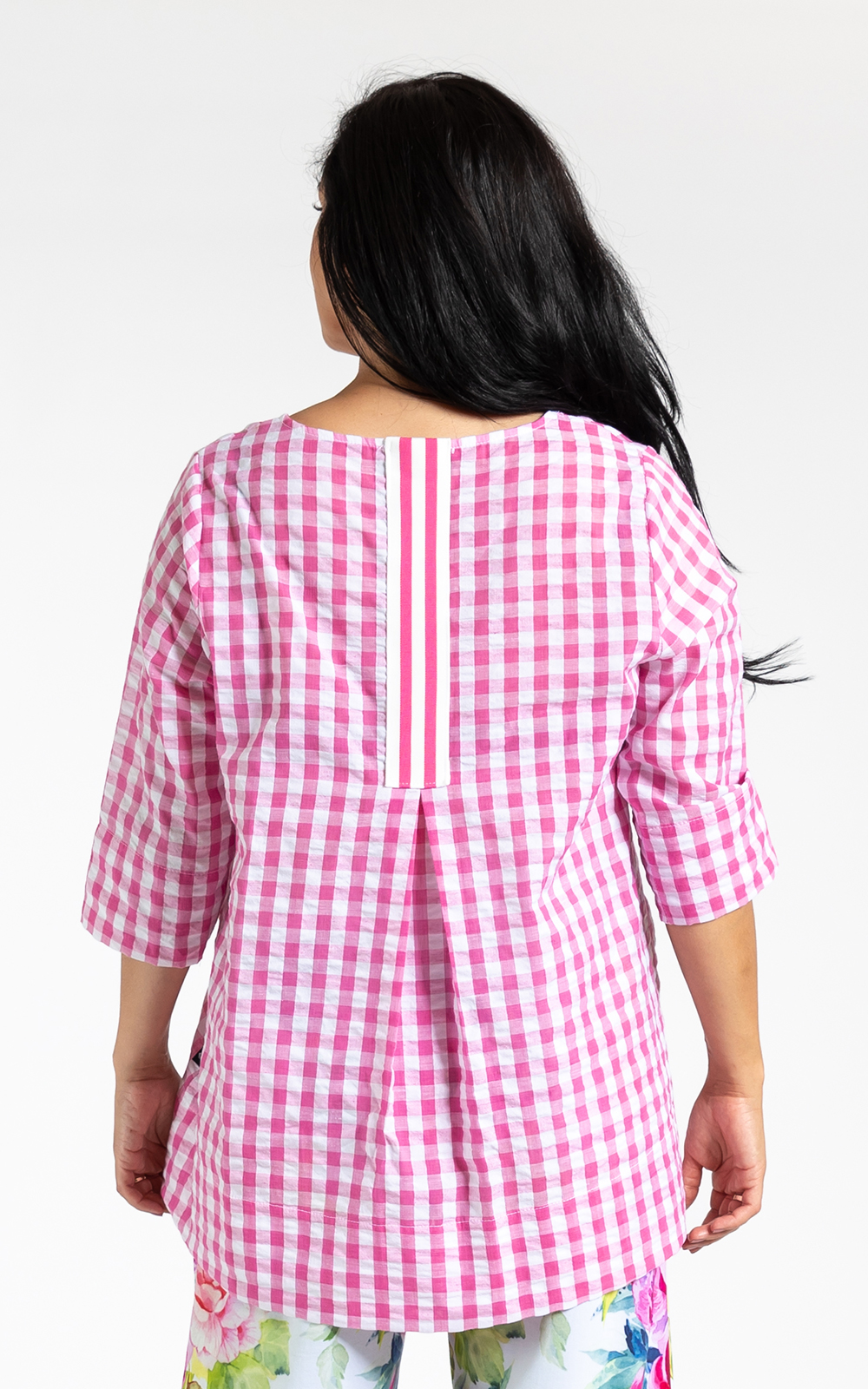 Gingham Top product photo.