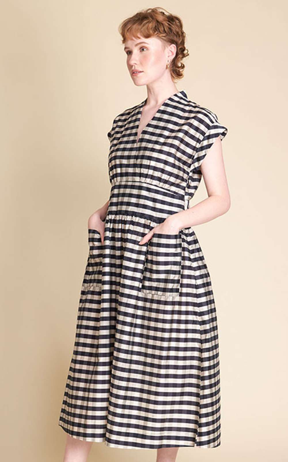 Knot Tonal Dress product photo.