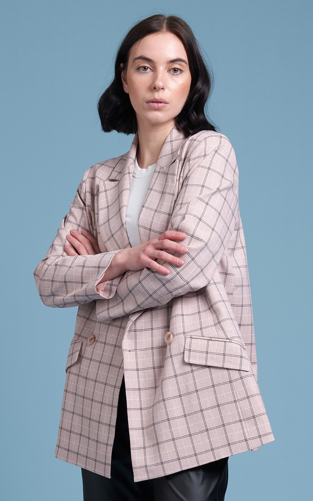 Pink Lady Blazer product photo.