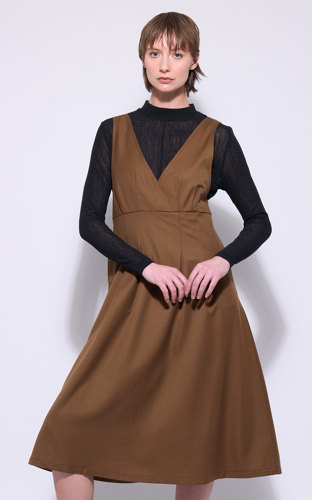 The Hepburn Pinafore product photo.